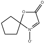 1-Oxa-4-azaspiro[4.4]non-3-en-2-one,4-oxide(9CI) Struktur