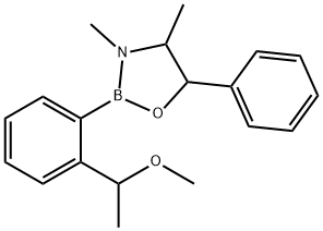 1,3,2-Oxazaborolidine,  2-[2-(1-methoxyethyl)phenyl]-3,4-dimethyl-5-phenyl- Struktur