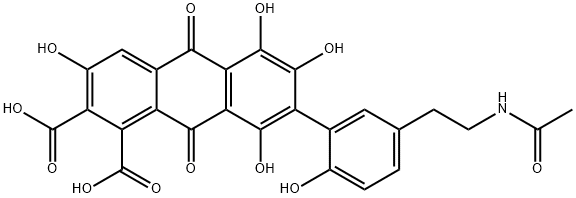 LACCAIC ACID A Struktur