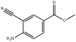 Benzoic acid, 4-aMino-3-cyano-, Methyl ester Struktur