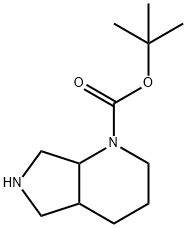 1-BOC-OCTAHYDRO-PYRROLO[3,4-B]PYRIDINE Struktur