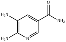 3-Pyridinecarboxamide,  5,6-diamino- Struktur