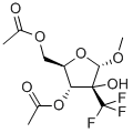 Methyl-2-C-(trifluoromethyl)-alpha-D-ribofuranoside-3,5-diacetate Struktur