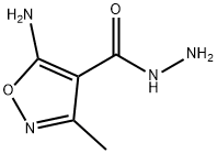 4-Isoxazolecarboxylicacid,5-amino-3-methyl-,hydrazide(9CI) Struktur