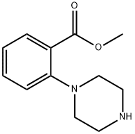 2-PIPERAZIN-1-YL-BENZOIC ACID METHYL ESTER Struktur