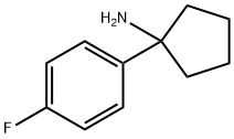 1-(4-FLUOROPHENYL)CYCLOPENTANAMINE Struktur