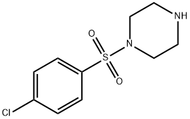 1-(4-CHLORO-BENZENESULFONYL)-PIPERAZINE Struktur