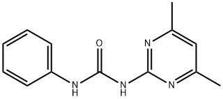 1-(4,6-Dimethylpyrimidine-2-yl)-3-phenylurea Struktur