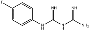 N-(4-FLUOROPHENYL)IMIDODICARBONIMIDIC DIAMIDE HYDROCHLORIDE Struktur