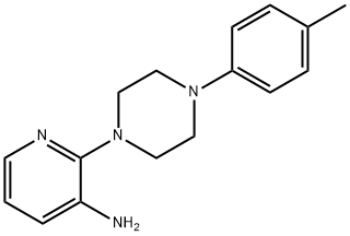 2-[4-(4-Methylphenyl)-1-piperazinyl]-3-pyridinamine Struktur