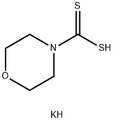 Morpholine-4-carbodithioic acid potassium salt Struktur