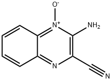 2-Quinoxalinecarbonitrile,3-amino-,4-oxide(9CI) Struktur