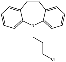 5-(3-CHLORO-PROPYL)-10,11-DIHYDRO-5H-DIBENZO[B,F]AZEPINE Struktur