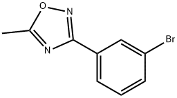 3-(3-BROMOPHENYL)-5-METHYL-1,2,4-OXADIAZOLE Struktur