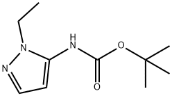 Carbamic acid, (1-ethyl-1H-pyrazol-5-yl)-, 1,1-dimethylethyl ester (9CI) Struktur