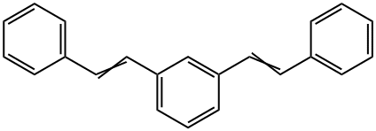 1,3-Bis(2-phenylethenyl)benzene Struktur