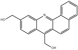 7,10-BIS-HYDROXYMETHYLBENZ[C]ACRIDINE Struktur