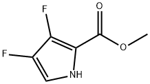 1H-Pyrrole-2-carboxylicacid,3,4-difluoro-,methylester(9CI) Struktur