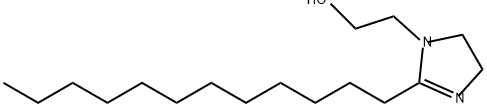 2-dodecyl-4,5-dihydro-1H-imidazole-1-ethanol Struktur