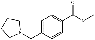 METHYL 4-(PYRROLIDIN-1-YLMETHYL)BENZOATE Struktur