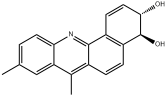 TRANS-3,4-DIHYDRO-3,4-DIHYDROXY-7,9-DIMETHYLBENZ[C]ACRIDINE Struktur