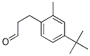 Benzenepropanal, 4-(1,1-diMethylethyl)-2-Methyl- Struktur