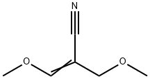 2-METHOXYMETHYL-3-METHOXYPROPENENITRILE, MIXTURE OF CIS AND TRANS,97% Struktur