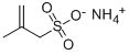 AMMONIUM 2-METHYLALLYLSULFONATE Struktur