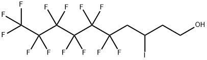 3-Iodo-1H,1H,2H,2H,3H,4H,4H-perfluorodecan-1-ol Struktur