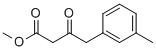 3-OXO-4-M-TOLYL-BUTYRIC ACID METHYL ESTER Struktur