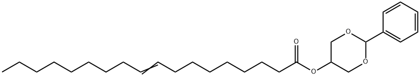 9-Octadecenoic acid 2-phenyl-1,3-dioxan-5-yl ester Struktur