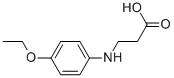 B-ALANINE, N-(P-ETHOXYPHENYL)- Struktur