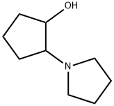 Cyclopentanol, 2-(1-pyrrolidinyl)- (9CI) Struktur