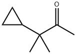 2-Butanone, 3-cyclopropyl-3-methyl- (9CI) Struktur