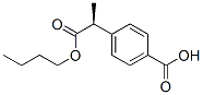 Benzeneacetic acid, 4-carboxy--alpha--methyl-, -alpha--butyl ester, (S)- (9CI) Struktur