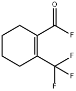 1-Cyclohexene-1-carbonylfluoride,2-(trifluoromethyl)-(9CI) Struktur