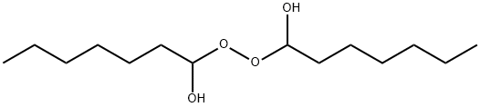 bis(1-hydroxyheptyl)peroxide Struktur