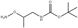 Carbamic acid, [2-(aminooxy)propyl]-, 1,1-dimethylethyl ester (9CI) Struktur