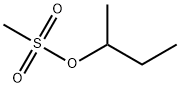 メタンスルホン酸, 1-メチルプロピルエステル 化學(xué)構(gòu)造式