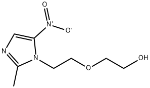 2-[2-(2-Methyl-5-nitroiMidazol-1-yl)ethoxy]ethanol Struktur