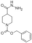 4-HYDRAZINOCARBONYL-PIPERIDINE-1-CARBOXYLIC ACID BENZYL ESTER Struktur