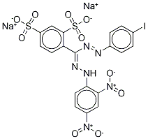 4-[1-(4-IODOPHENYL)-5-(2,4-DINITROPHENYL)-FORMAZ-3-YL]-1,3-BENZENE DISULFONATE, DISODIUM SALT Struktur