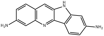 10H-QUINDOLINE-3,8-DIAMINE Struktur