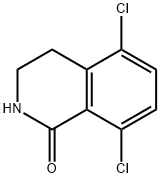 5,8-dichloro-3,4-dihydroisoquinolin-1(2H)-one Struktur