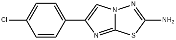 6-(4-CHLOROPHENYL)IMIDAZO[2,1-B][1,3,4]THIADIAZOL-2-AMINE HYDROBROMIDE Struktur