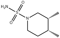 1-Piperidinesulfonamide,3,4-dimethyl-,cis-(8CI) Struktur