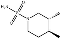 1-Piperidinesulfonamide,3,4-dimethyl-,trans-(8CI) Struktur