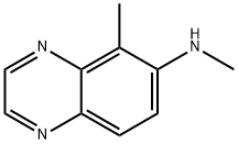 6-Quinoxalinamine,  N,5-dimethyl- Struktur