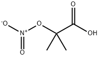 2-Methyl-2-(nitrooxy)propanoic acid Struktur