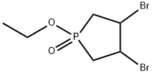 3,4-Dibromo-1-ethoxytetrahydro-1H-phosphole 1-oxide Struktur